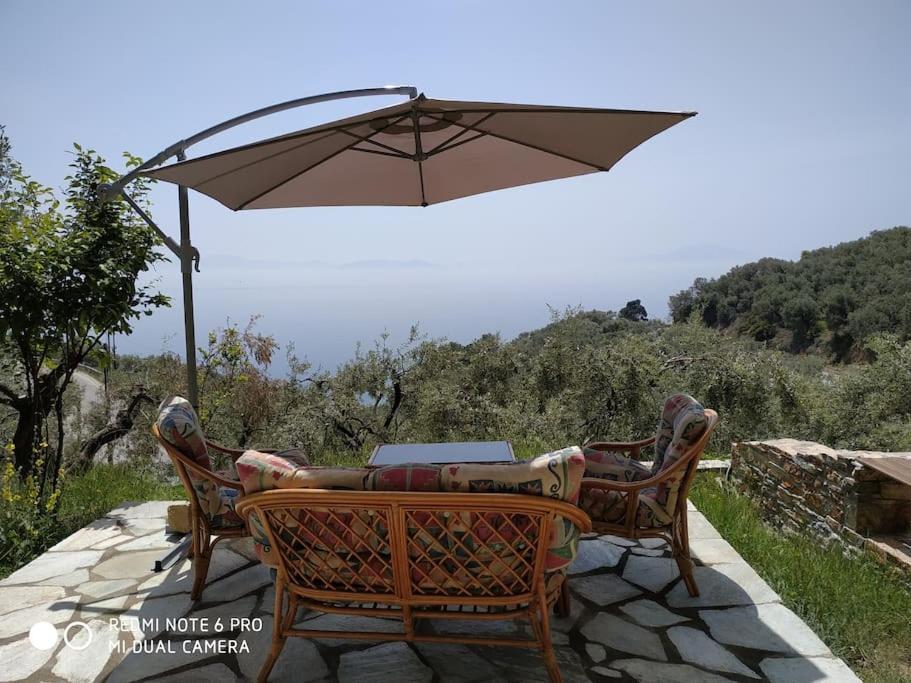 Pelion Mountain & Sea Villa - Private Studio Ano Gatzea Exterior foto